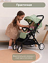 PITUSO Кукольная коляска Прогулка с регулир.спинкой Olive/Оливковый, фото 4