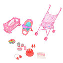 PITUSO Набор Пупс с аксессуарами+ кроватка+ коляска+ стул 32 см, фото 9