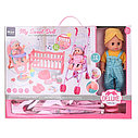 PITUSO Набор Пупс с аксессуарами+ кроватка+ коляска+ стул 32 см, фото 10