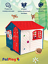 PALPLAY Игровой домик Красный/ Морской/ Белый/ Twilight,140*111*115h, фото 3
