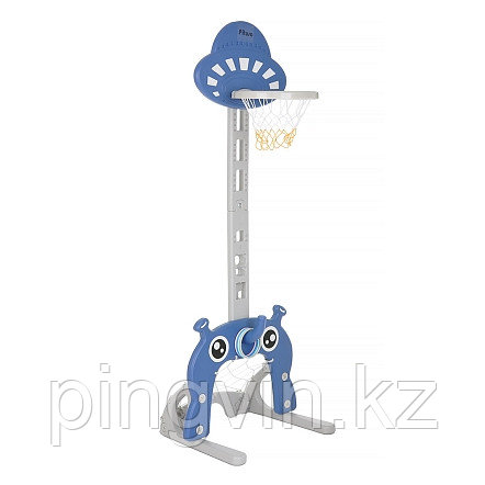 PITUSO Стойка баскетбольная МАРСИК (с кольцебросом, футб.воротами) BLUE/Синий, фото 1