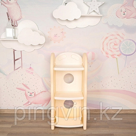 EDU-PLAY Стеллаж,3 полки,Бежевый, фото 1