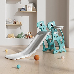 PITUSO Горка Зубастик с баскет.кольцом Green/Зеленый,133*54,5*71h