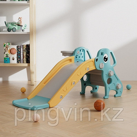 PITUSO Горка Мопсик с баскет. кольцом Green/Зеленый,116,5*58*51h, фото 1