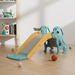 PITUSO Горка Мопсик с баскет. кольцом Green/Зеленый,116,5*58*51h