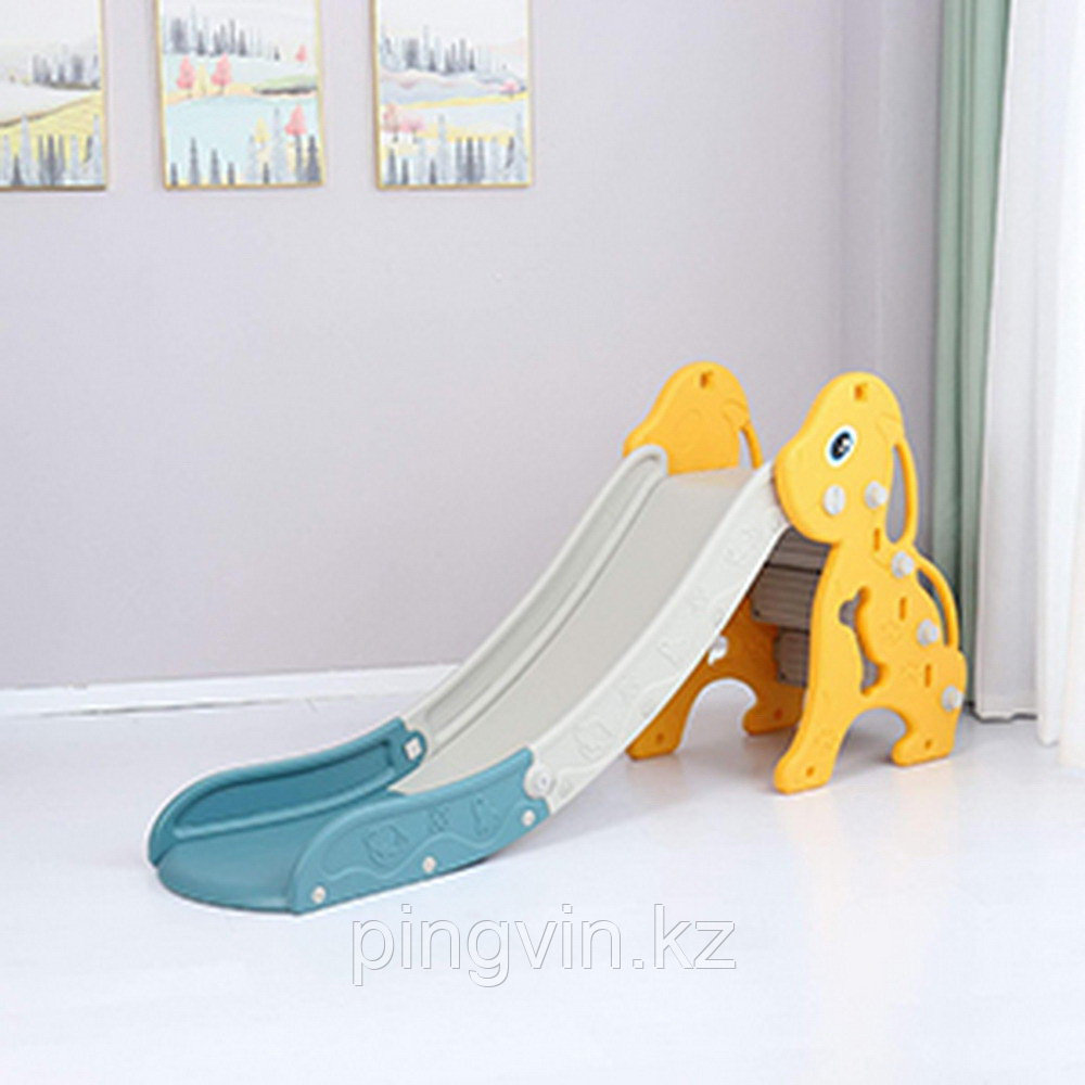 PITUSO Горка Полкан с баскет.кольцом Yellow/Желтый,152*65*73h, фото 1