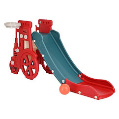 PITUSO Горка с баскет. кольцом Ретро Red/Красный,157*40*77h