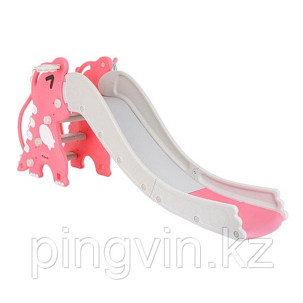 PITUSO Горка с баскет. кольцом ДИНО REDDISH/ Коралл 190*32*80h, фото 1