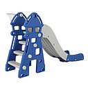 PITUSO Горка с баскет.кольцом ЗАМОК Синий/серый 185*46*96h, фото 6