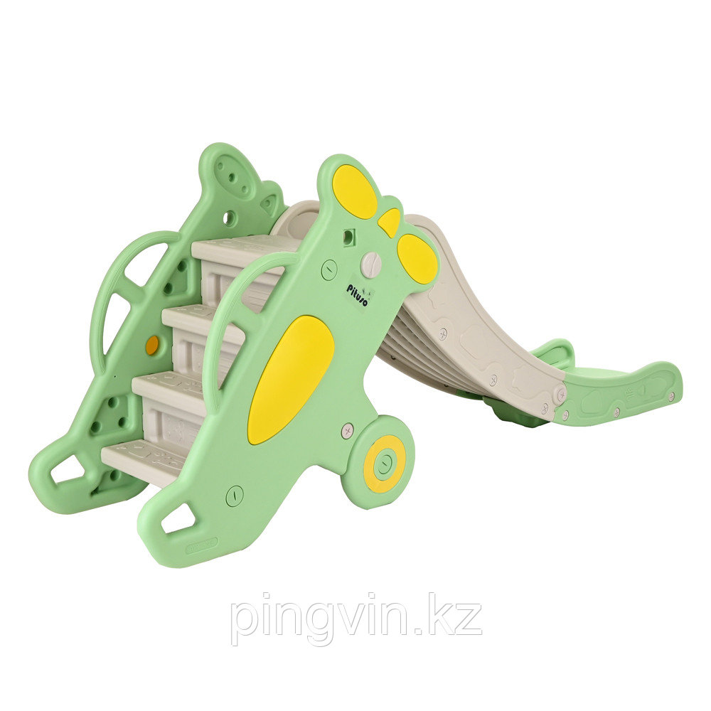 PITUSO Горка с баскет.кольцом Самолет Green/Зеленый, 195*47*80h, фото 1