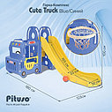 PITUSO Горка-Комплекс Cute Truck (горка,качели,баскет.кольцо) Blue/Синий,200*198*122h, фото 5