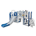 PITUSO Горка-Комплекс Little Prodigy (горка качели, баскет. кольцо),Blue/White/Синий,246*150*85h, фото 7