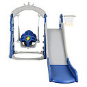PITUSO Горка-Комплекс ЗАМОК (горка, качели) (звук) 185*146*122h Синий/ серый, фото 7