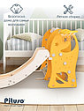 PITUSO Горка-Комплекс Звёзды и луна(горка, качели, баскет. кольцо) Yellow/Жёлтый, 148*204*116 см, фото 2