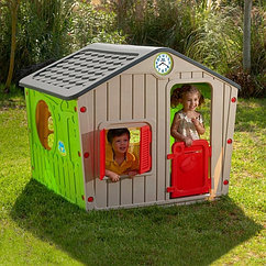STARPLAY Игровой Дом Galilee Village House Classic/Серый/Зеленый 140*108*115.5h