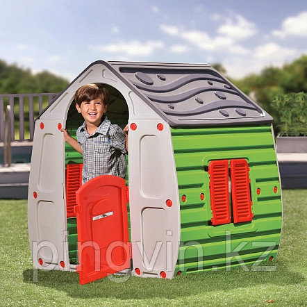 STARPLAY Игровой Дом Magical House Classic/Серый/Зеленый 102*90*109h, фото 1