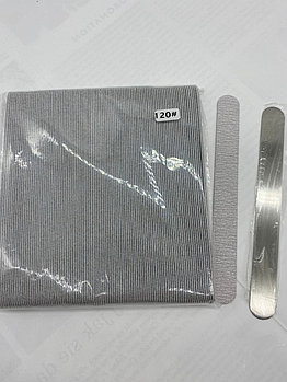 Сменные вспененные файлы-пилки 120гр серые, 100шт