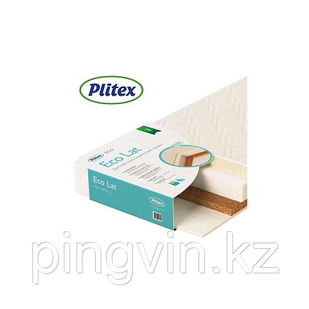 PLITEX Матрас в кроватку ECO LAT 119х60х12см, фото 1