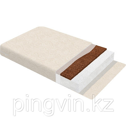 БАЮШКА Матрас 120*60*10 холкон/кокос, фото 1