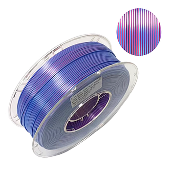 Blue Rose Red Dual-Color Silk PLA Filament 1.75mm