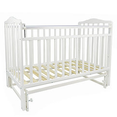 PITUSO Кровать детская Marsel  маятник поперечный/накладка ПВХ Белый