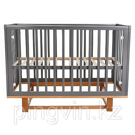 PITUSO Кровать детская маятник/съемная стенка Mirage Графит-бук, фото 1