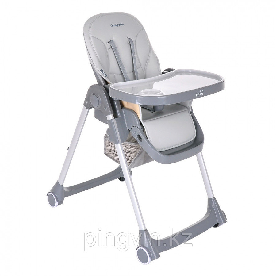 PITUSO Стул для кормления Compatto Light Grey/Светло-серый, фото 1