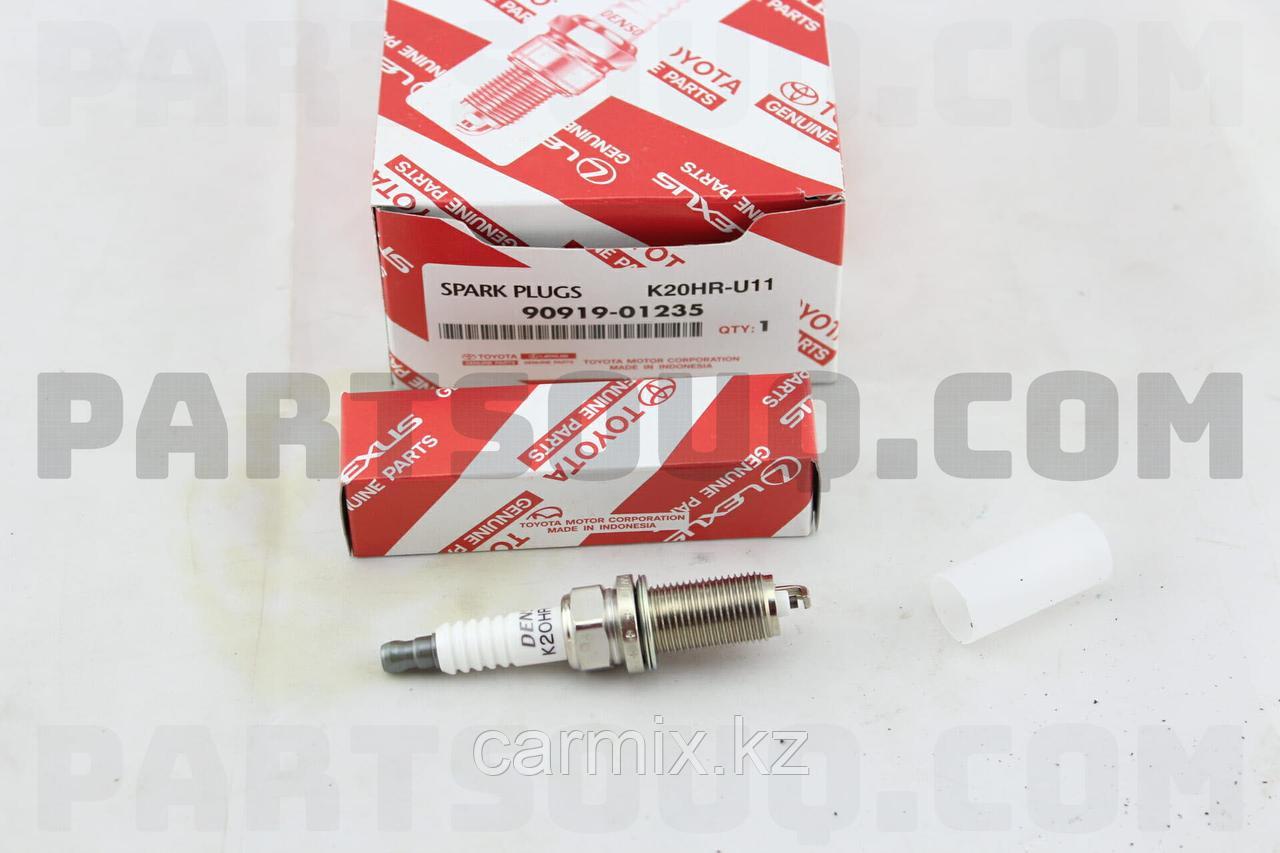 90919-01235, K20HR-U11,Свеча зажигания TOYOTA 4RUNNER GRN215, LAND CRUISER 200 GRJ200, PRADO 120 GRJ120, DENSO JAPAN, фото 1
