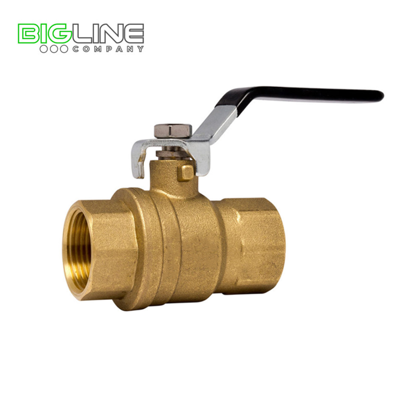 Кран шаровый латунный Галлоп 1 1/4в 1 1/4в (чёрный) (60)