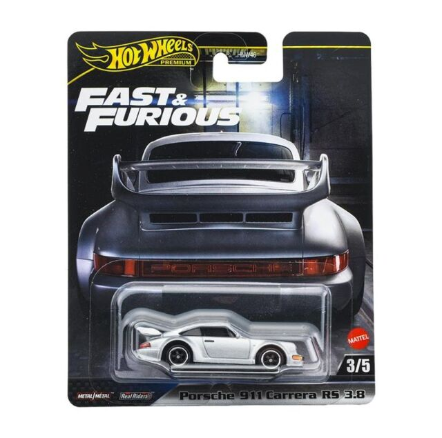 Hot Wheels Металлическая модель Porsche 911 Carrera RS 3.8 JBM03, Хот Вилс Форсаж, фото 1