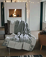 Плед двусторонний Hermes Avalon lll из шерсти.