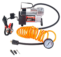 (F-95) Компрессор поршневой автомобильный с витым шлангом F-95 "FORSAGE" (45л/мин, 23А) 12V