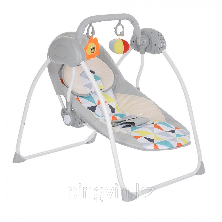 PITUSO Электрокачели Avila Мозаика Grey серый (адаптер, пульт) 77*60*62 см, фото 1