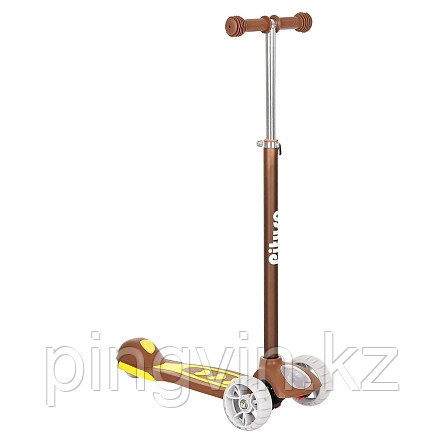 PITUSO Самокат трехколесный EC-M08 Brown/Коричневый, фото 1