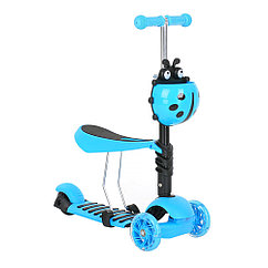 PITUSO Самокат трехколесный EC-M15, 3в1 Blue/Синий