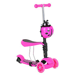 PITUSO Самокат трехколесный EC-M15, 3в1 Pink/Розовый