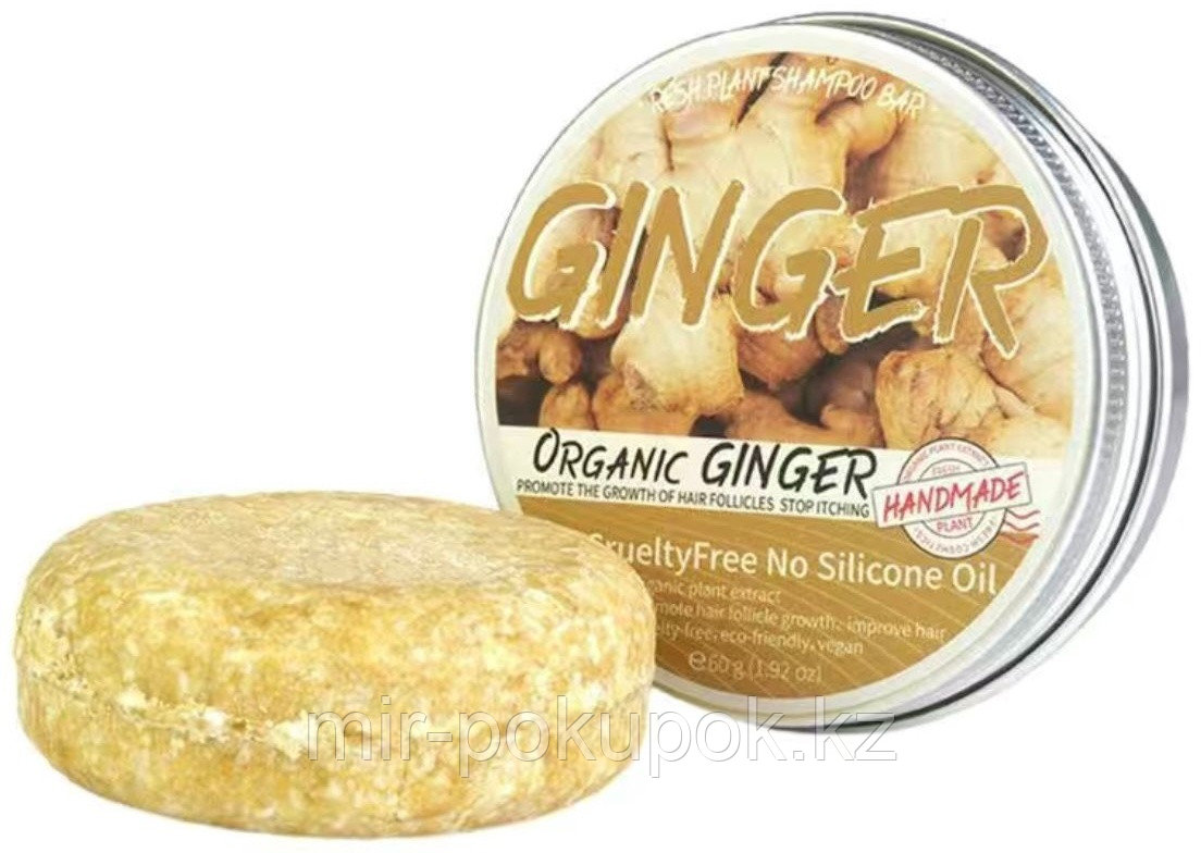 Fleckless Blanc Expert Organic Ginger шампунь твердый 60 г, фото 1