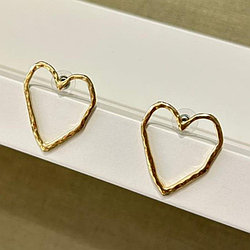 Серьги бижутерный сплав, без вставок