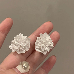 Серьги пластик, без вставок