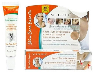 Xi Fei Shi Для отбеливания кожи и устранения пигментных пятен крем 1 шт