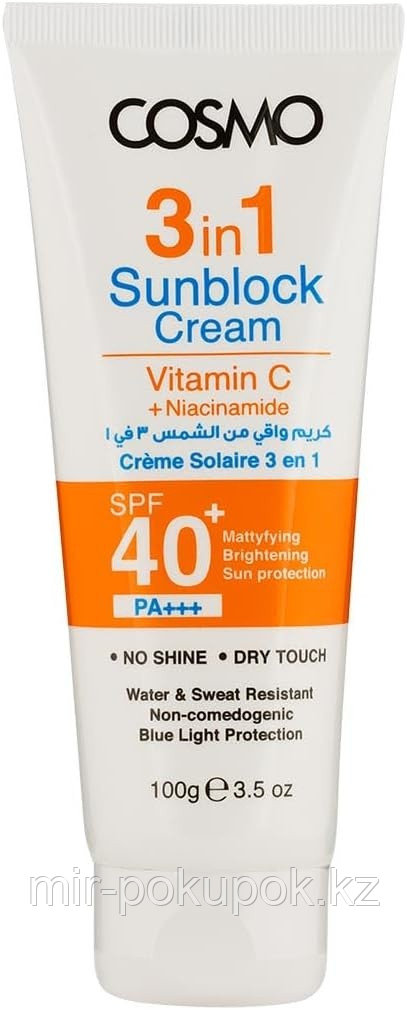 Cosmo Sunblock Cream SPF 40 крем для тела 100 г, фото 1