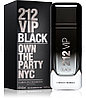 Carolina Herrera 212 VIP Black парфюмерная вода EDP 10 мл, для мужчин, фото 2