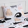 Комплект Этель Cat party 1.5-спальный бязь, 1 наволочка: 50x70 см, фото 2