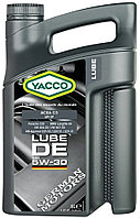 Моторное масло Синтетическое Yacco Lube DE 5W-30 5 л
