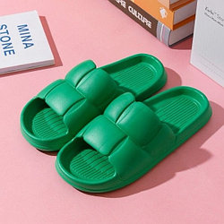 Шлепанцы зеленый