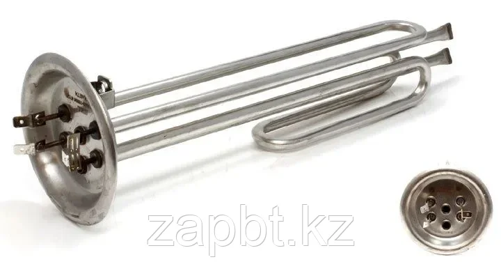 ТЭН (нагреватель) водонагревателя 2500W RF 92 (1500W+1000W) M6 нержавейка фланец 92 мм, фото 1