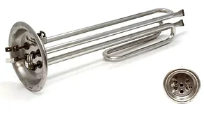 ТЭН (нагреватель) водонагревателя 2500W RF 92 (1500W+1000W) M6 нержавейка фланец 92 мм