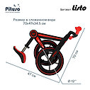 PITUSO Беговел Listo, Red/Красный, колеса EVA 12", складная рама, фото 10