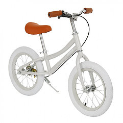 PITUSO Беговел Orbita, колеса AIR 14", тормоз, подножка,Gray matt/Серый матовый