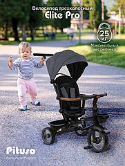 PITUSO Велосипед трехколесный Elite Pro Grey/Серый